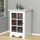 Pinnacle 1-Door Audio Tower 101503 from Nexera - White