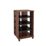 Nexera 103732 Jasper Mobile Storage Tower, Moka & Black