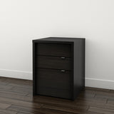 Sereni-T 3-Drawer Filing Cabinet 211206 from Nexera, Black and Ebony
