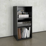 Nexera 220206 2-Shelf Bookcase, Black