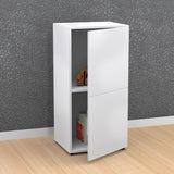 Nexera 221203 1-Door Bookcase, White