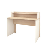 Atelier 341843 48-inch Desk from Nexera, Natural Maple & Ivory