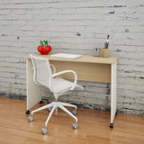 Atelier 351943 Mobile Work Surface from Nexera, Natural Maple & Ivory