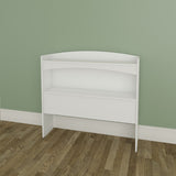 Vichy Twin Size Bookcase Headboard from Nexera, White
