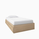 Alegria 5600 Twin Size Storage Bed from Nexera, Natural Maple