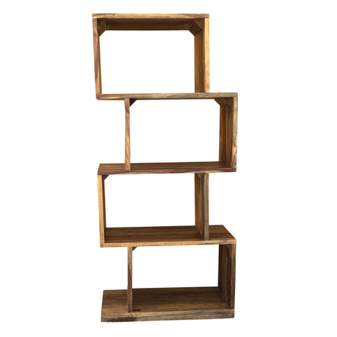 Leif & Starr 505-814DS Idris Shelving Unit Dark Sheesham