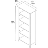 Bush KI40103-03 5-Shelf Bookcase
