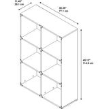Bush KI50103-03 6-cube Bookcase