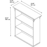 Bush MCB136AN-03 3 Shelf Bookcase