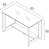 Bush MY16128-03 Aero Writing Desk