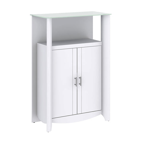 Bush MY16191-03 Aero Library Storage Cabinet with Doors