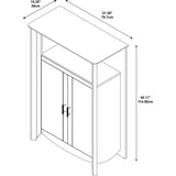 Bush MY16991-03 Aero Library Storage Cabinet with Doors