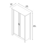 Bush MY16997-03 Aero Tall Storage Cabinet with Doors