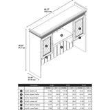 Bush WC53919-03 Stanford Hutch for Computer Desk