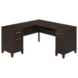 Bush WC81830K Somerset 60W L Shaped Desk
