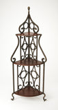 Butler Eovaldi Metal & Wood Corner Baker'S Rack
