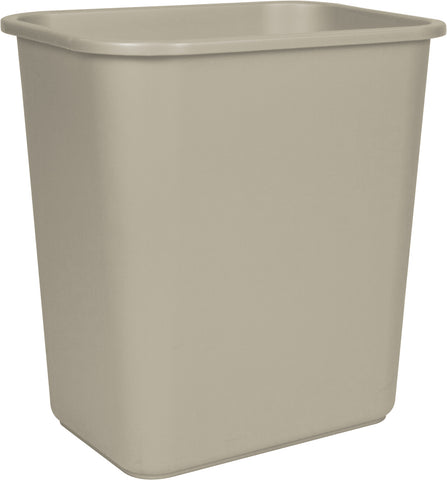 Medium Waste Basket, Beige (Case of 6)