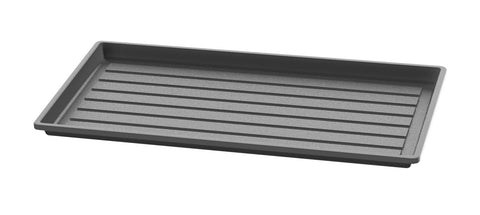 Boot and Shoe Household Utility Tray, Gray (Case of 6)