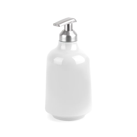 Step Soap Pump White