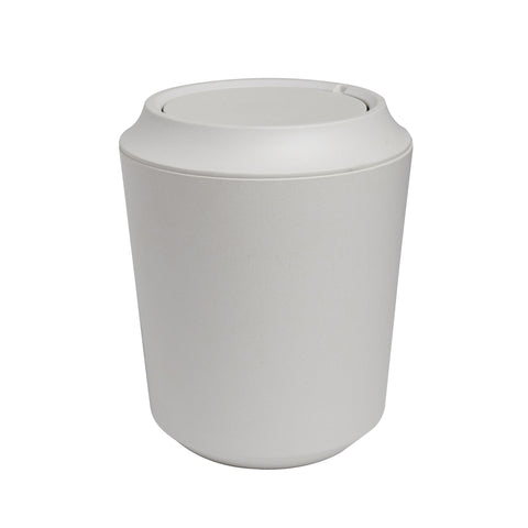 Fiboo Waste Can W Lid Linen