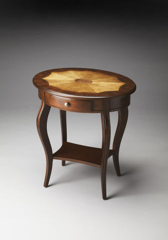 Butler Jeanette Plantation Cherry Oval Accent Table