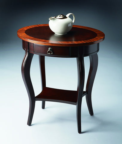 Butler Jeanette Cherry Nouveau Oval Accent Table