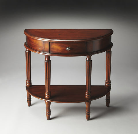 Butler Mozart Madrid Brown Demilune Console Table