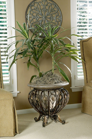 Butler  Cast Iron & Stone Planter