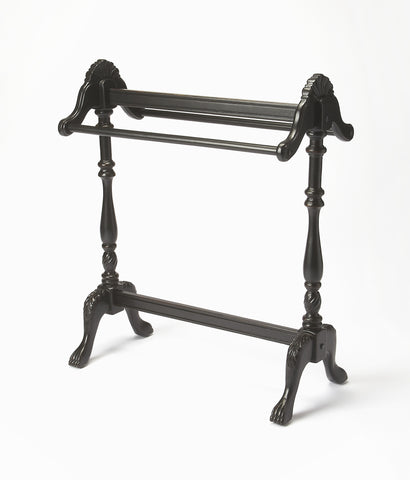 Butler Joanna Black Licorice Blanket Stand
