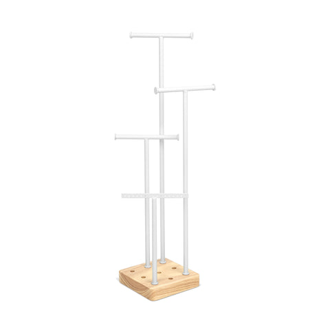 Acro Jewelry Stand White/Natural