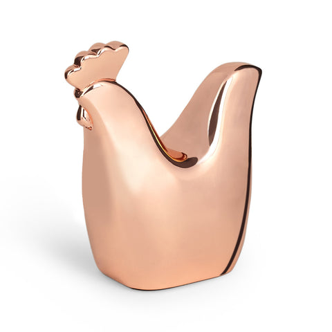 Anigram Rooster Ring Holder Copper
