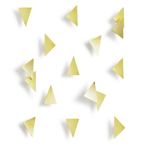 Confetti Triangles (16) Brass