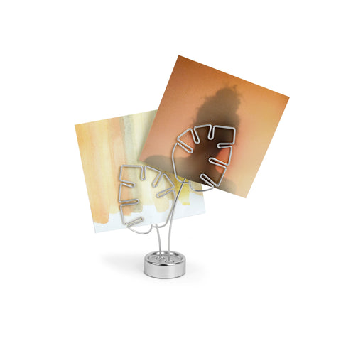 Leaflet Photo Holder Chrome