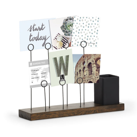 Gala Photo Display Aged Walnut