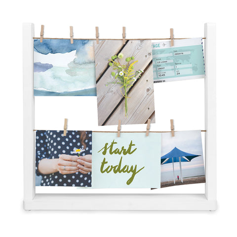 Hangit Desktop Photo Display White