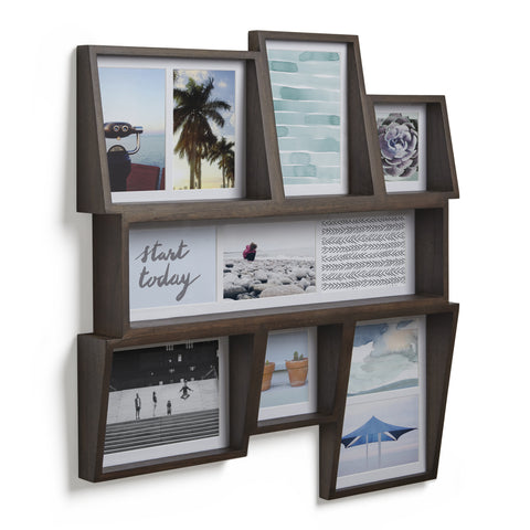 Edge Photo Display Multi Walnut Aged Walnut