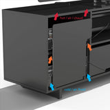 Vision 60-inch TV Stand 101406 from Nexera, Black