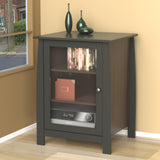 Pinnacle 1-Door Audio Tower 102217 from Nexera - Espresso