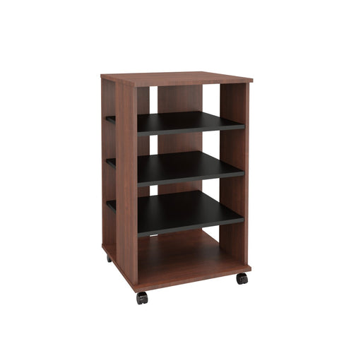 Nexera 103732 Jasper Mobile Storage Tower, Moka & Black