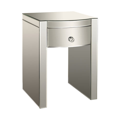 Bow Front Mirror Chest