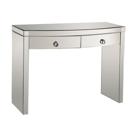 Bow Front Mirror Console