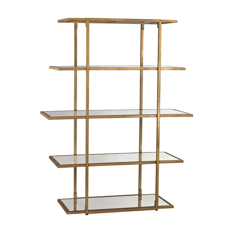 Diamond Gold Leaf Frame Shelf