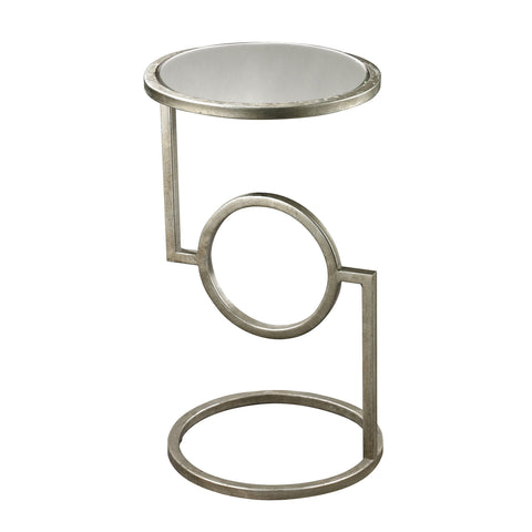Mirrored Top Hurricane Side Table 