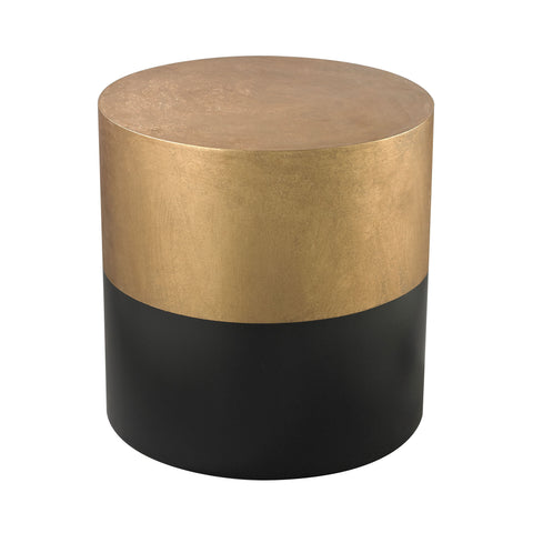 Black And Gold Draper Drum Table