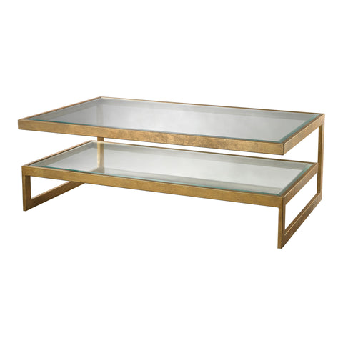 Gold Leaf Key Coffee Table