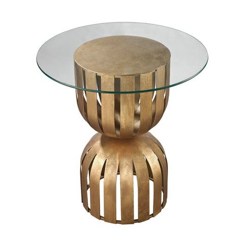 Gold Leaf Olympia Side Table