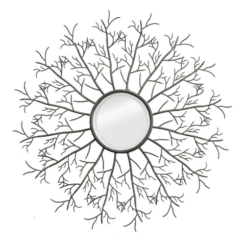 Metal Branch Wall Mirror