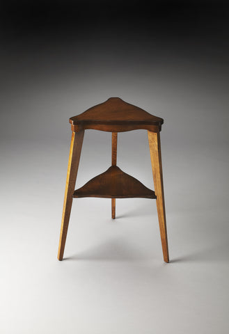 Butler Kent Olive Ash Burl Tiered Side Table