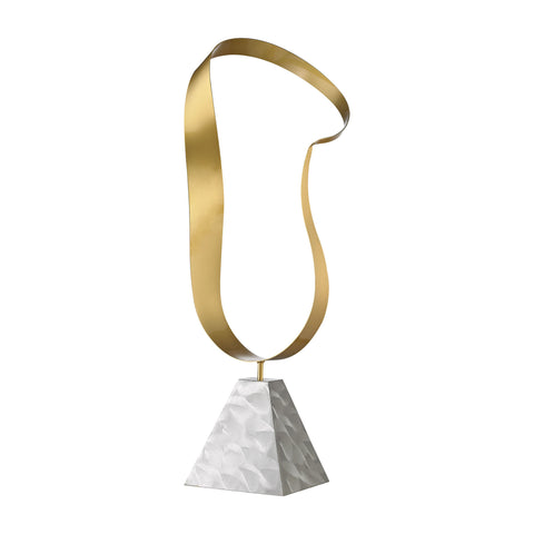 Metal Hoop Table Top Sculpture