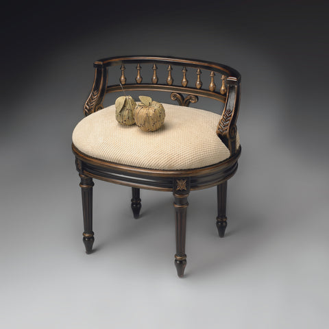 Butler Hathaway Café Noir Vanity Seat